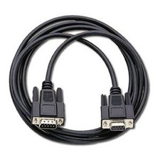 6FT DB9 M/F SERIAL RS232 EXTENSION CABLE - BLACK MEC- MFBLK