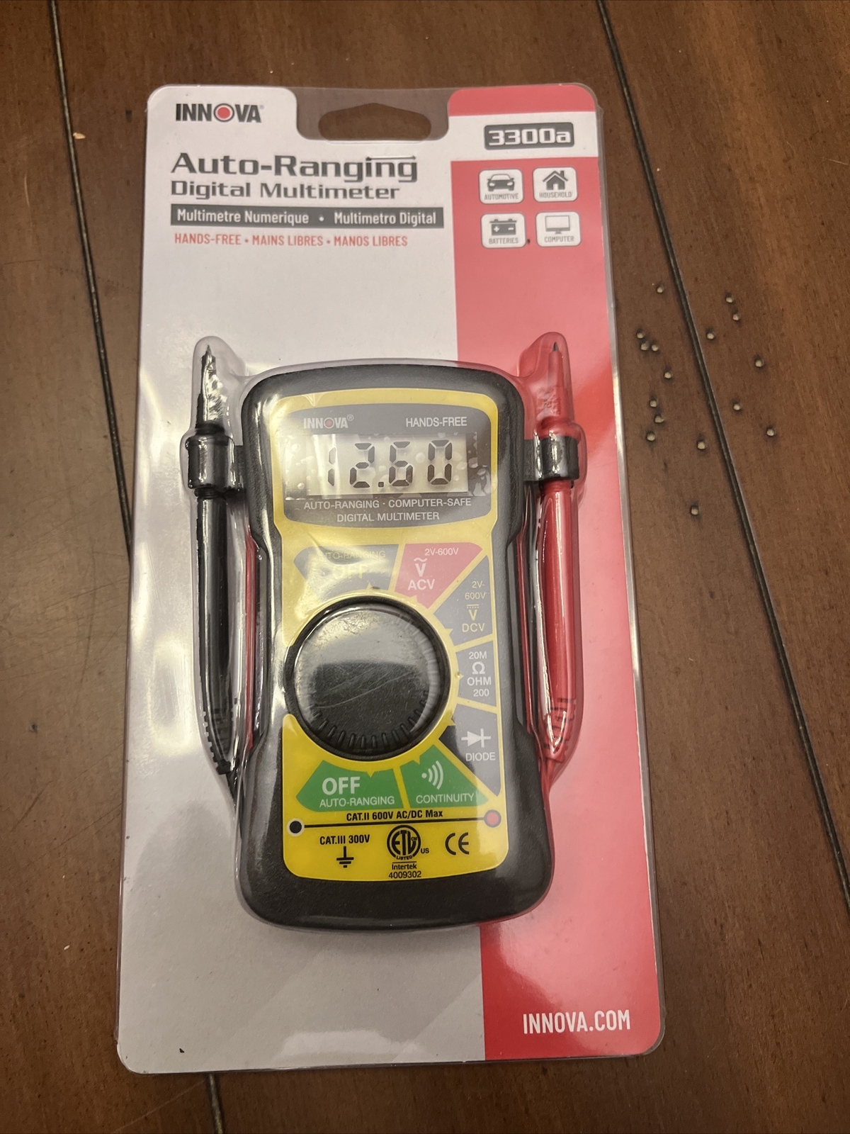 Innova Multimeter Label INNOVA 3300a Hands-free Digital Multimeter