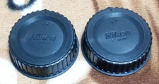 2x F Mount Rear Lens Cap Cover for Nikon FE F5 D5200 D610 D7000 D4 D3300 D810 D3