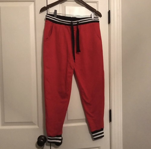 RUE21 Jogger Pants Red Varsity Track 