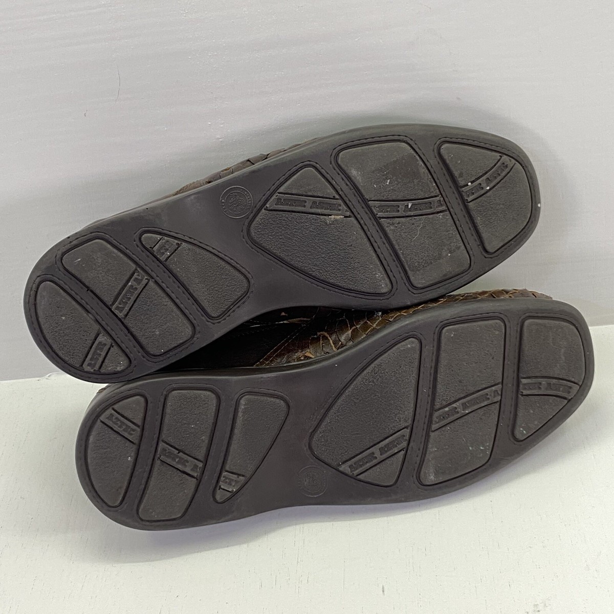 Aztec Men\'s Brown Woven Made in Mexico Genuine‎ Leather Huaraches Loafers, 13 timeless huarache sandal. handcrafted with care in mexico by  main image 3