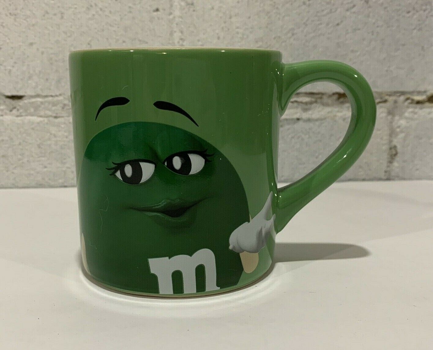 2019 M&M Green The Sexy One Coffee Mug â€œI Melt For No Oneâ€� Mars Frankford Candy