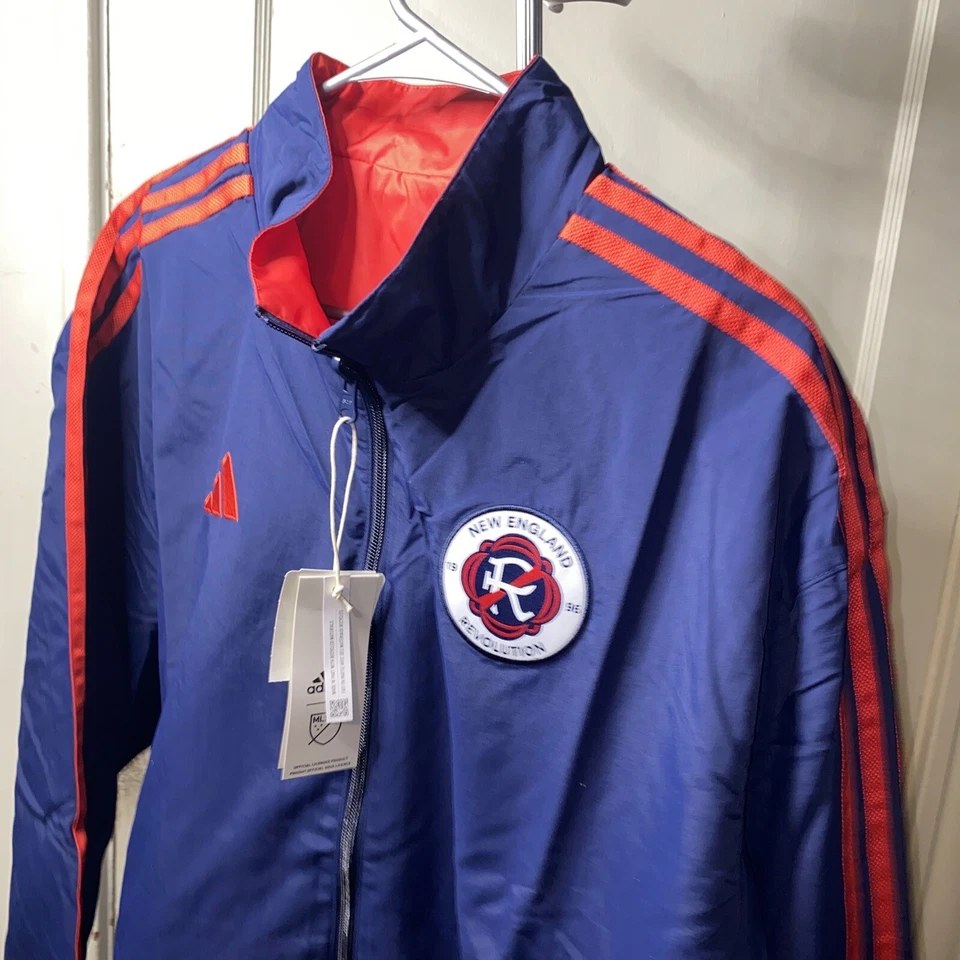 Adidas NE ANTHM REVOLUTION Reversible Jacket In Blue/red Size XL New - Image 4 of 4