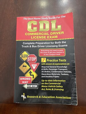 CDL: Commercial Driver License Exam - Paperback By Editors of REA 