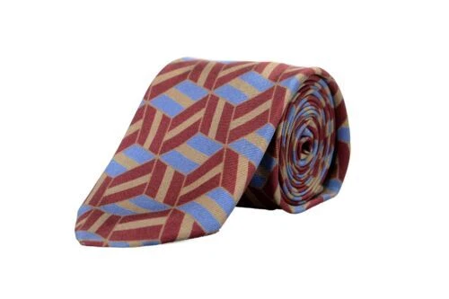 Галстуки женские PRADA из 100% шелка для мужчин