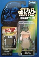 Star Wars POTF Ishi Tib with Blaster Rifle, Freeze Frame Green Card