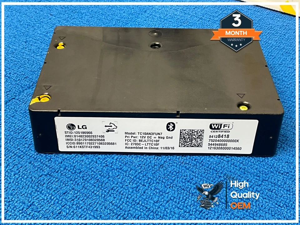 Chevrolet Trax 2017-2019 Bluetooth WiFi unidad de módulo de control de comunicación OEM Foto 2 de 4