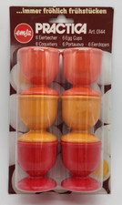 5.5  ---------     6er Pack   70´s Emsa  * Practica * Eierbecher OVP