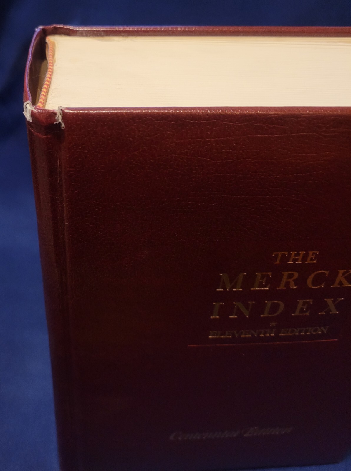The Merck Index, 11th edition (Centennial Edition)  1989 Hardcover VG+