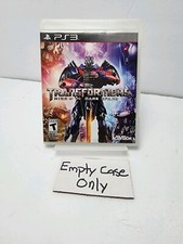 Transformers Rise of the Dark Spark Play Station 3 Sony Empty Case Only