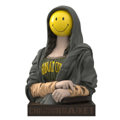 The Chinatown Smiley Mona Lisa Figurine | Mighty Jaxx Art Toys | eBay