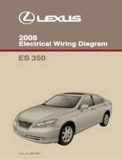 2008 Lexus ES 350 Wiring Diagrams Schematics Layout Factory OEM