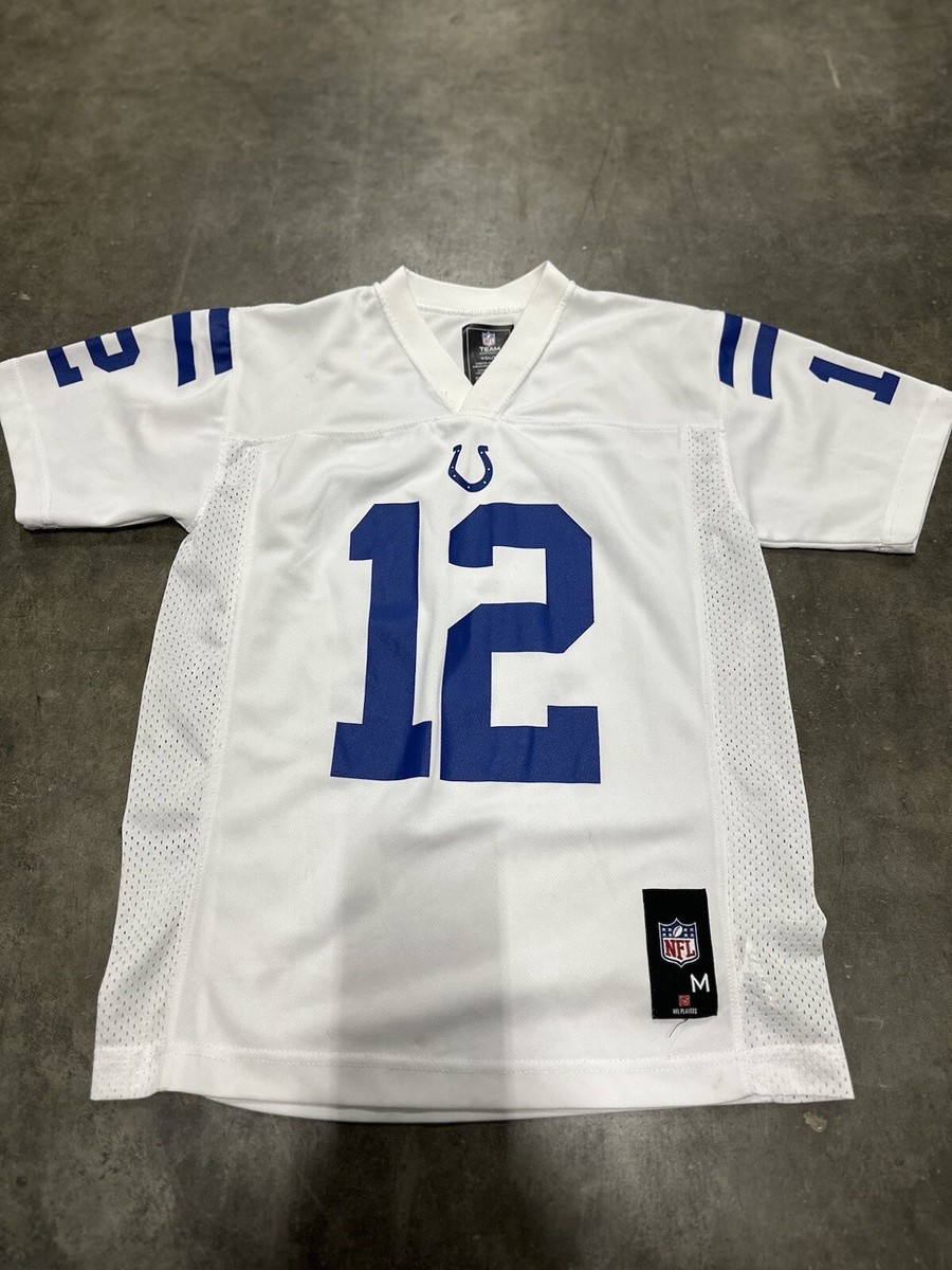 Indianapolis Colts Andrew Luck #12 Youth Sz M Away White Jersey | eBay