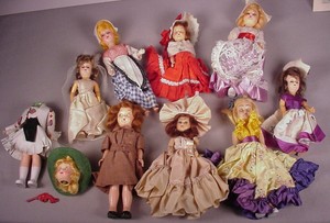 vintage hard plastic dolls