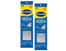 2 PACK Dr Scholls Air-Pillo Memory Foam Shoe Insoles Mens 7-13 Womens 5-10 NEW