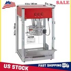 Vevor 10oz 48 Cups 850W Popcorn Countertop Popper Machine - Red