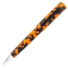 Tibaldi Perfecta LP Vinyl Orange Ballpoint Pen, New in Box, Made in Italy