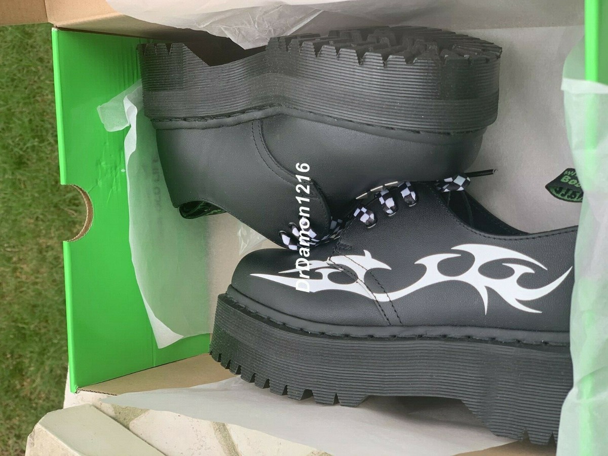 NIB DR. MARTENS X PLEASURES 1461 TRIBAL PLATFORM Shoes NIB DR. MARTENS X PLEASURES 1461 TRIBAL PLATFORM Shoes