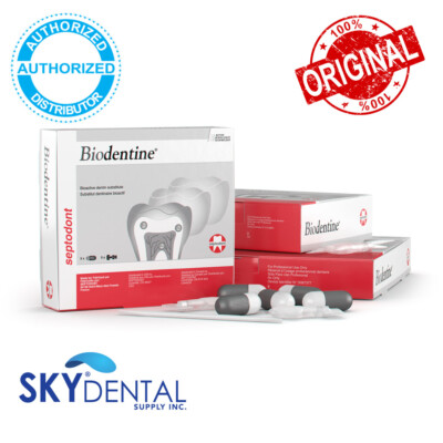 Biodentine Bioactive Dentin Sub Septodont 15 capsules 01C0600 Logest shelf life