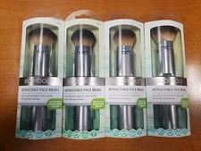 4 Pack: Ecotools Retractable Face Kabuki Powder Brush Gray Handle (1214-R9P1b)