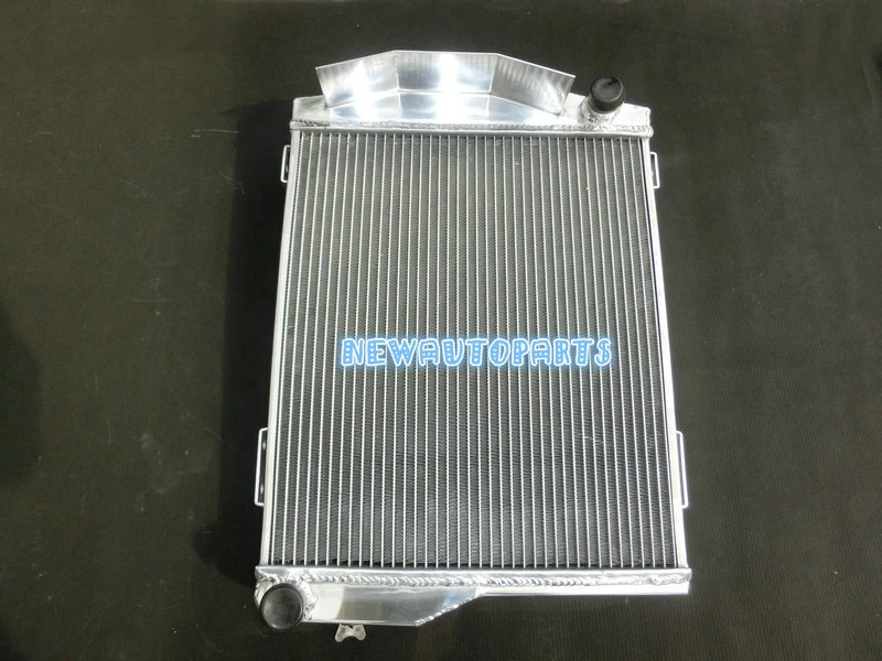 Radiador de aluminio 62 mm 3 filas + ventilador para AUSTIN HEALEY 3000 1959-1967 66 65 64 63 Foto 2 de 4