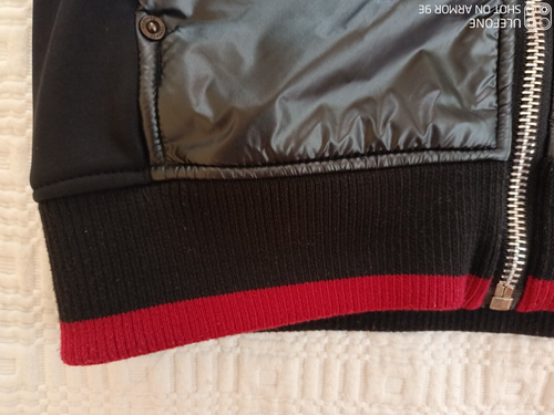 *WOW Mens DSQUARED2 Designer Stylish Biker Black Red Logos Cotton Nylon Jacket M - Picture 7 of 24