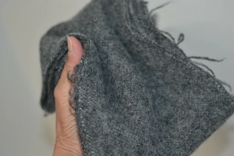 2 piezas Manta Pendleton Gris Gris Apliques Lana Edredón Artesanías Reparaciones Olímpico NP Foto 2 de 3