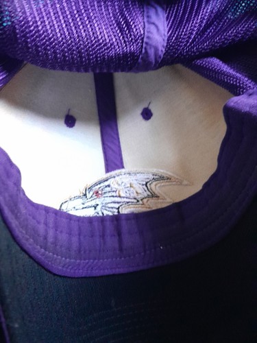 Baltimore Ravens Mesh Back Purple Onfield Size Large/XL Good Preowned Condition - Picture 5 of 6
