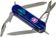 NEW in Box Victorinox Swiss Army 58mm Knife SAPPHIRE MIDNITE MANAGER  53757