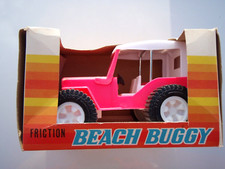 VINTAGE 1970 MARX TOYS FRICTION "BEACH BUGGY" IN ITS ORIGINAL BOX