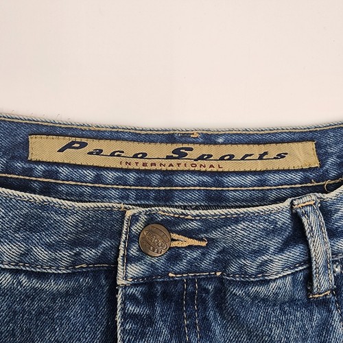 Vintage Paco Sport Jeans Mens Size 36 Baggy Skater Wide Leg Streetwear Rare - Picture 6 of 20