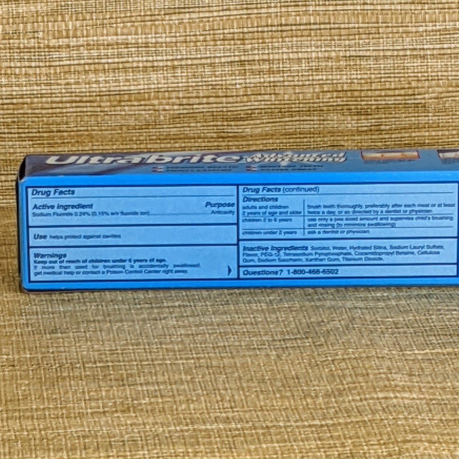 3 Ultrabrite Clean Mint Anticavity Advanced Whitening Toothpaste