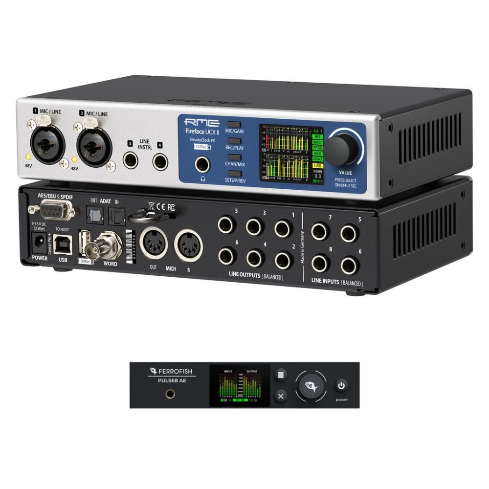RME Fireface UCX II Audio/MIDI Interface w/ Ferrofish Pulse8