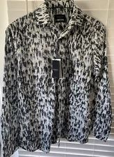 Bugatchi Mens Shaped Fit Superfine Stretch Cotton Size M Nordstrom 