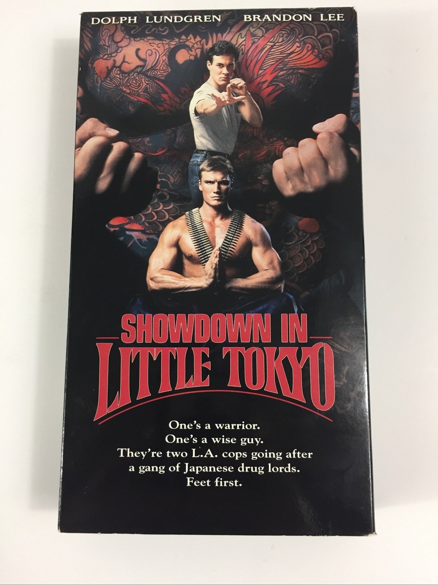 1997 Showdown in Little Tokyo VHS Starring Brandon Lee Police
