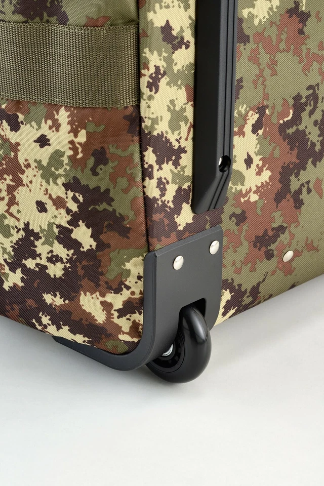 BORSONE TROLLEY ZAINO MILITARE VIAGGIO 70LT MIMETICO VEGETATO DEFCON 5 D5-XY003 - Immagine 4 di 4