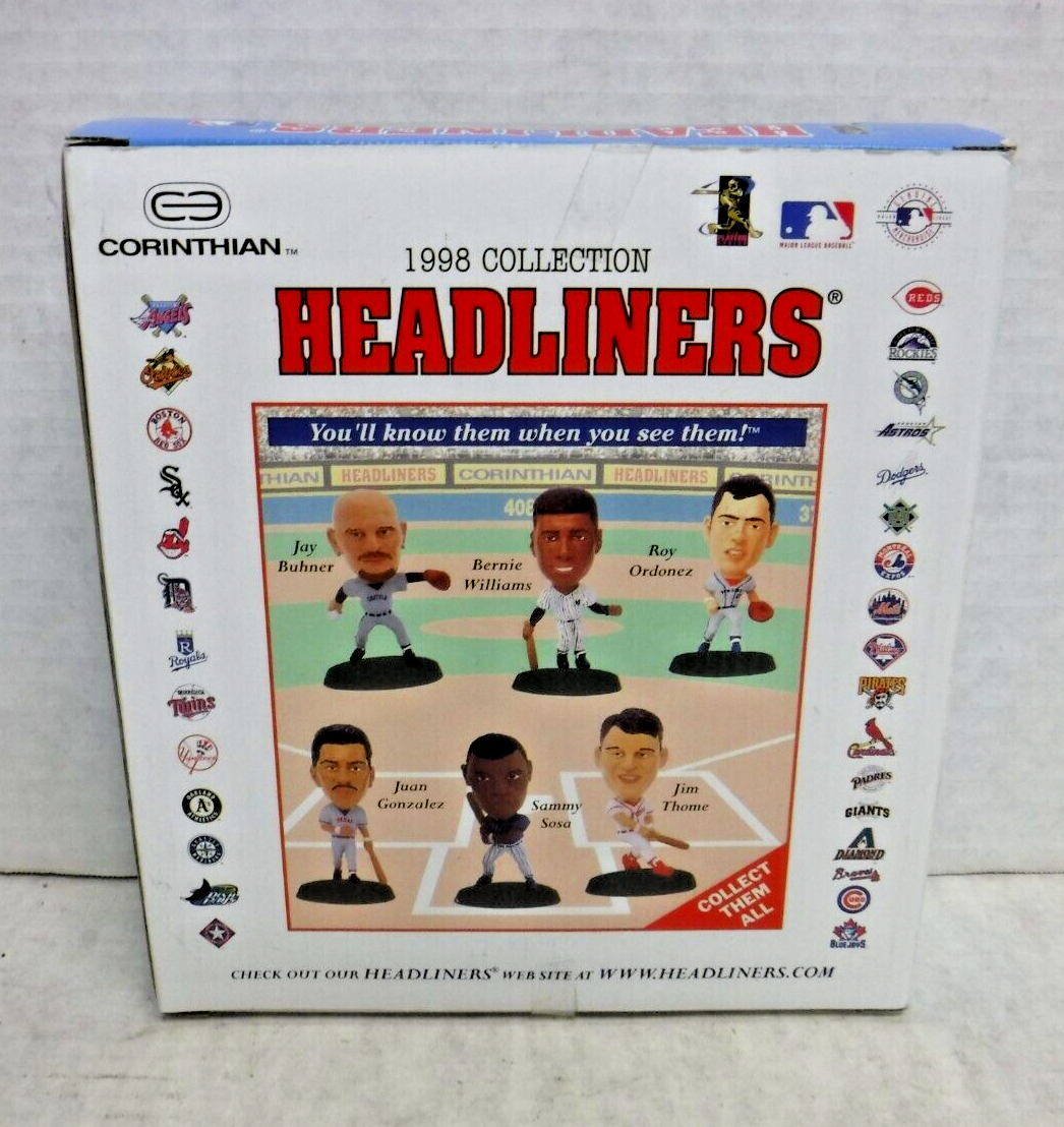 Thomas, McGwire, Griffey Jr. MLB Headliners 1998 Figure 3-Pack