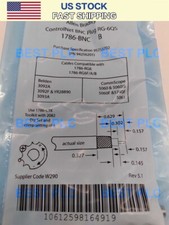 20PCS NEW ALLEN BRADLEY 1786-BNC CABLE CONNECTOR, COAXIAL, BNC, PLUG FREE SHIP
