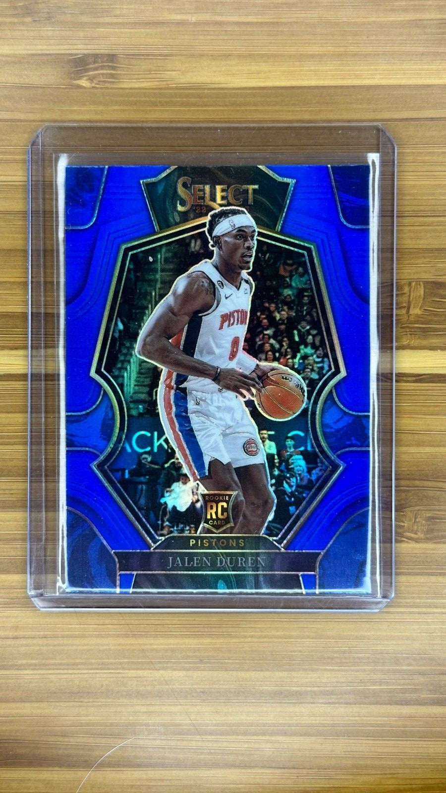 2022-23 Panini Select - Premier Level Blue Prizm #176 Jalen Duren (RC)