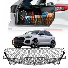 For Audi Q3 Q5 Q7 Car Rear Truck Bed Cargo Net Envelope Organizer & Carabiner