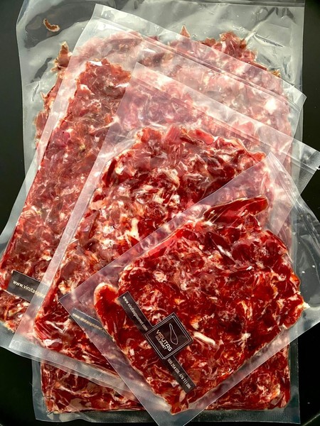 Virutas de jamon iberico, 1 kg Jamon iberico en virutas 