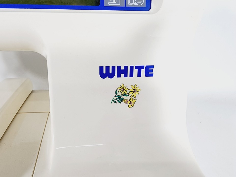 White 3300 Computerized Sewing Embroidery Machine W3300 Working eBay