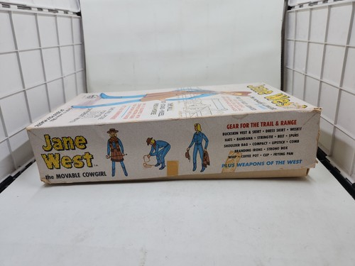 Vtg Marx Jane West Movable Cowgirl Figure Doll 2067 in Original Box Johnny L3104 - Picture 24 of 24