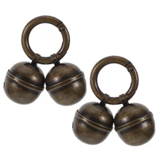  2 Pcs Pet Bell Hanging Decoration Cat Collar Charm Bells for Pets