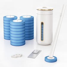 Disposable Brush with 32 Refill Heads and Holder- Clean Brush Starter Kit wit...