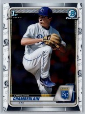 2020 Bowman Draft #BD-84 Christian Chamberlain Chrome *RY