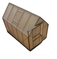 NEU Gewächshaus,  Spur G, Maßstab 1:22,5 fertig Modell, Gebäude 