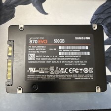 Samsung 870 EVO 500GB 2.5" SATA III SSD MZ-77E500 V-NAND Solid State Drive