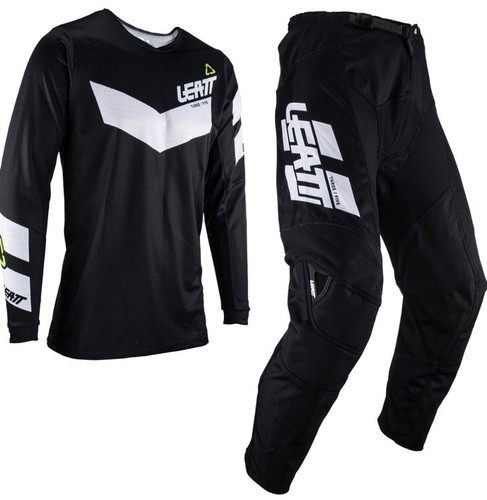 Leatt Ride Kit 3.5 Combo Black Pants And Shirt Dirtbike Motocross Men’s Sz XL