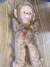 Vintage Gund Rubber Face Monkey Plush 12"